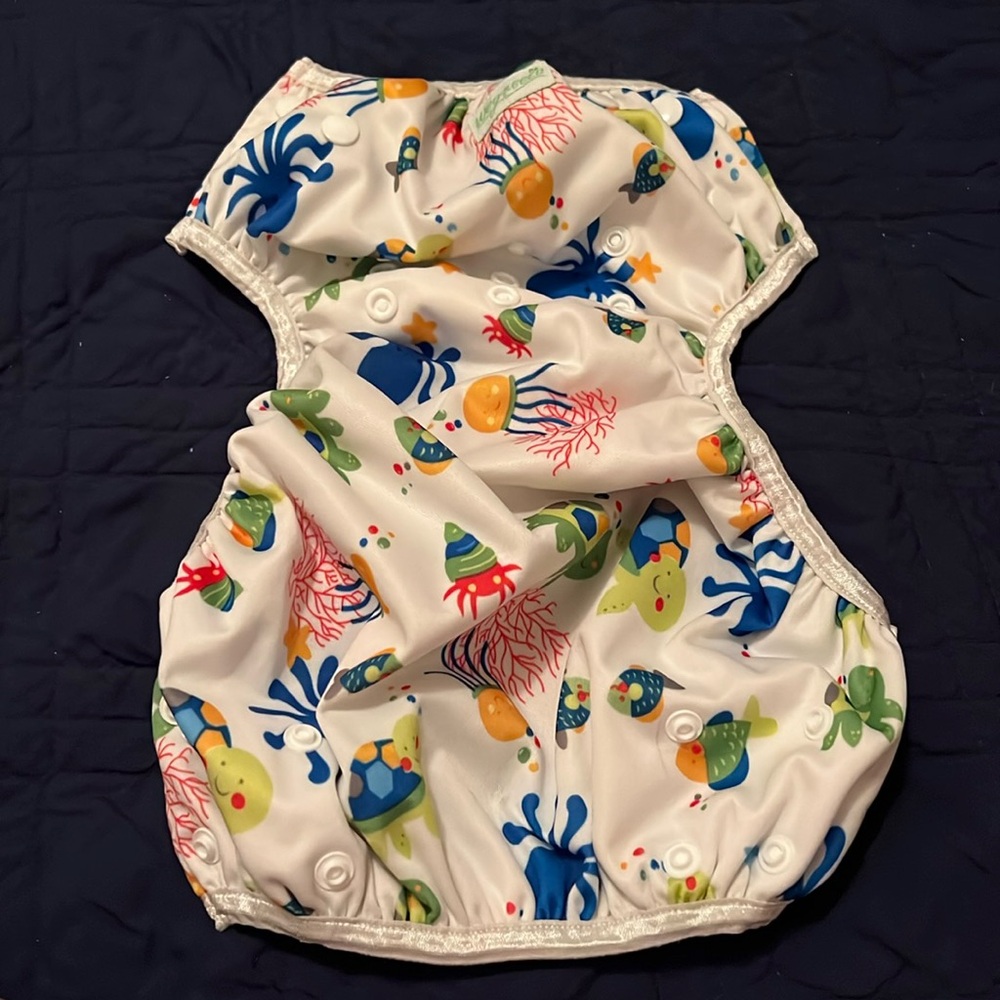 Baby/Toddler Ocean Friends Reusable Swim Diaper
